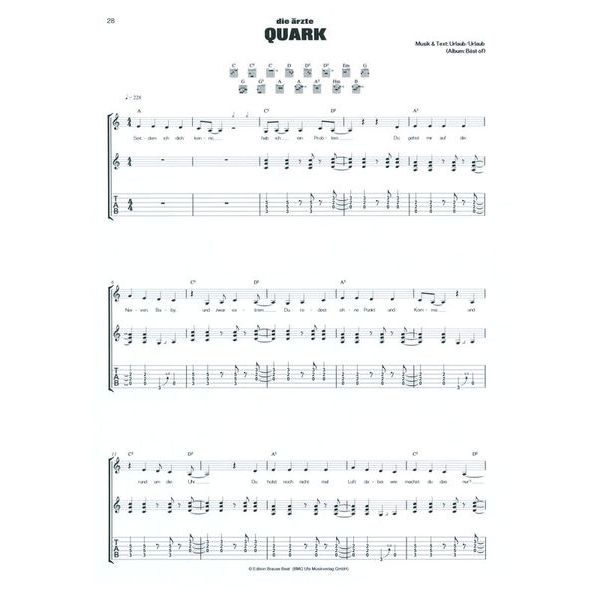 Bosworth Ärzte Bäst Of Gitarre