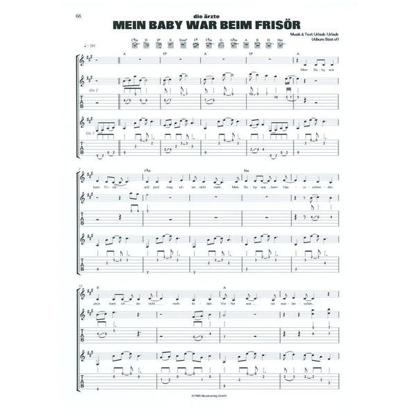 Bosworth Ärzte Bäst Of Gitarre