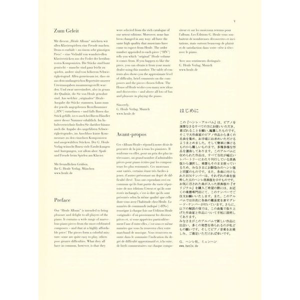 Henle Verlag Henle Album Klaviermusik