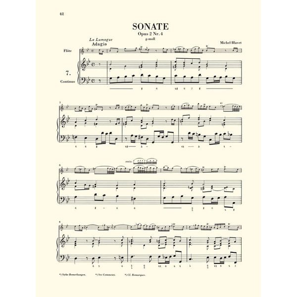 Henle Verlag Flötenmusik Barock