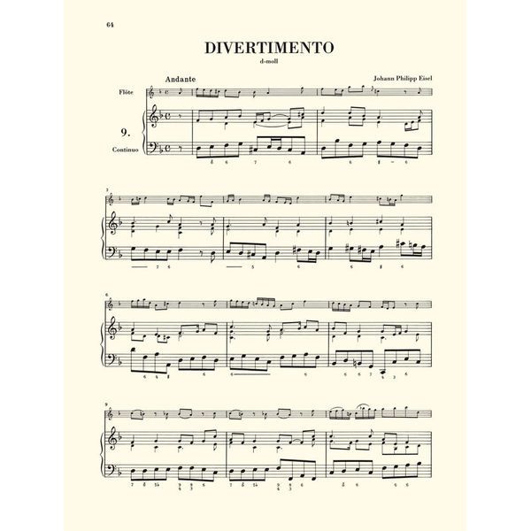 Henle Verlag Flötenmusik Barock