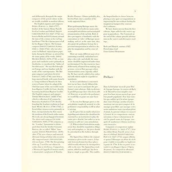Henle Verlag Flötenmusik Barock