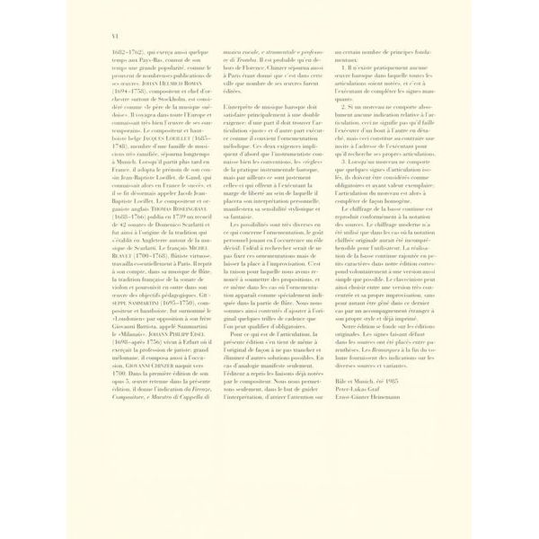 Henle Verlag Flötenmusik Barock