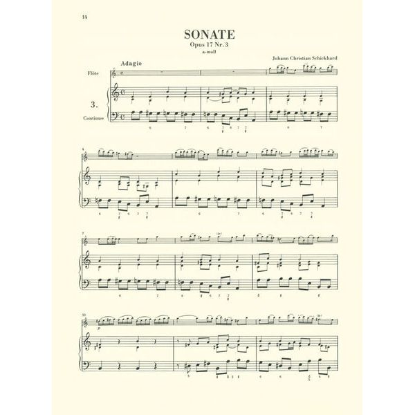 Henle Verlag Flötenmusik Barock