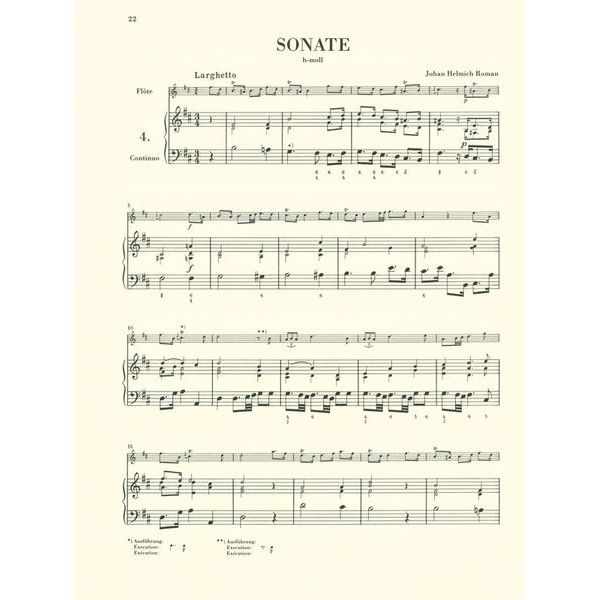 Henle Verlag Flötenmusik Barock