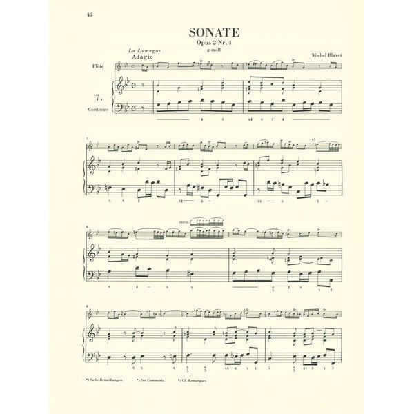 Henle Verlag Flötenmusik Barock