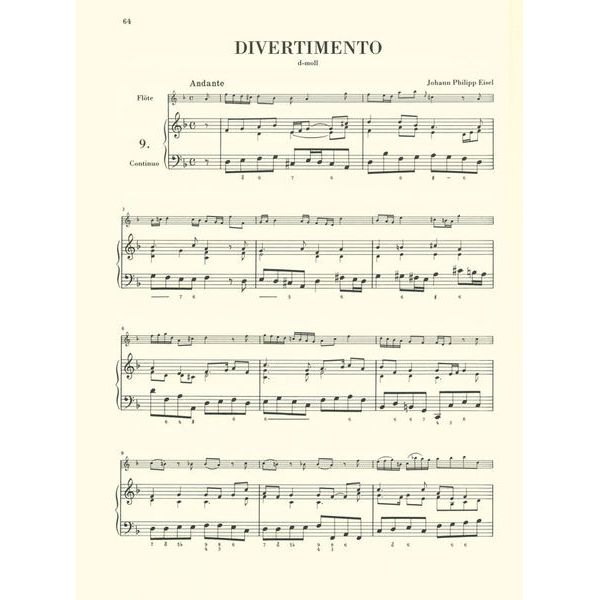 Henle Verlag Flötenmusik Barock