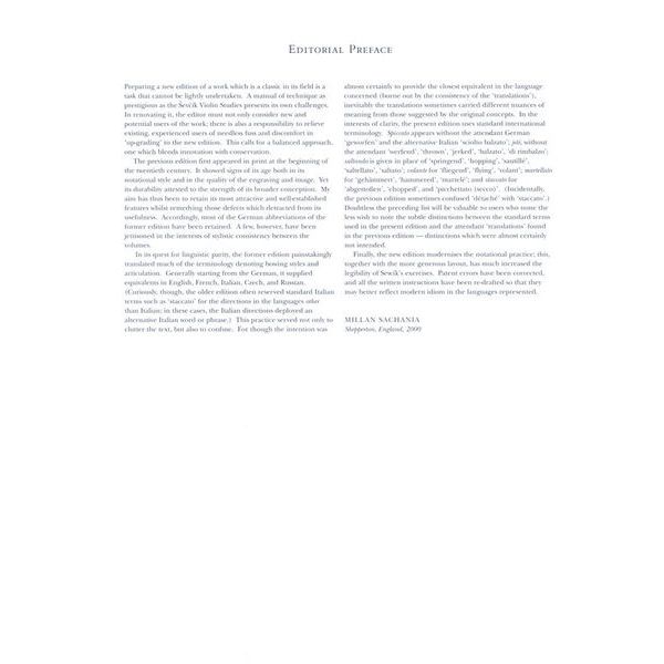 Bosworth Sevcik Violin Studies op.2 P 1