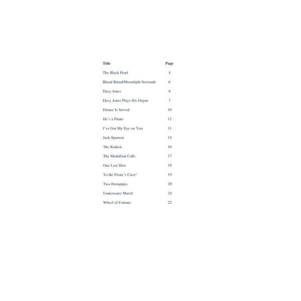 Hal Leonard Pirates Of The Caribbean A-Sax