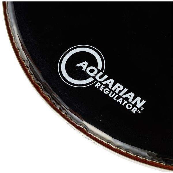 Aquarian 20" Regulator Black Bass Drum