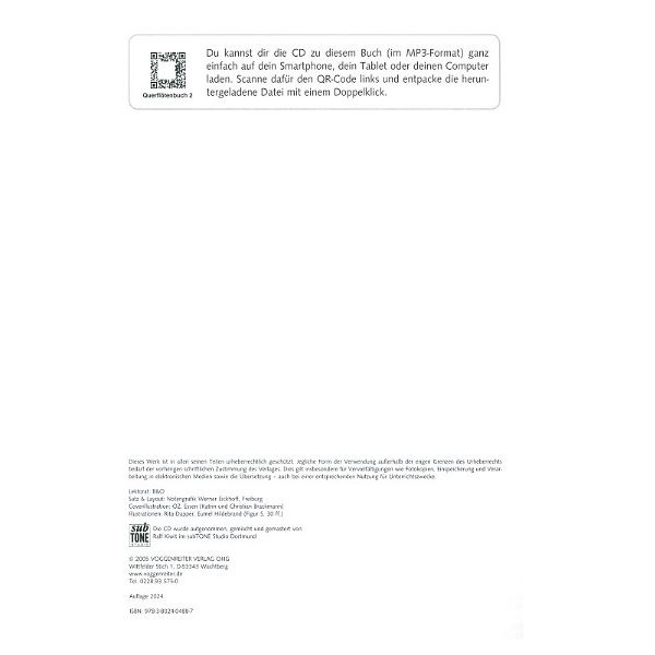 Voggenreiter Das Querflötenbuch 2