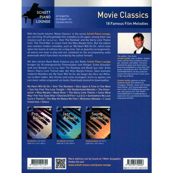 Schott Piano Movie Classics 1