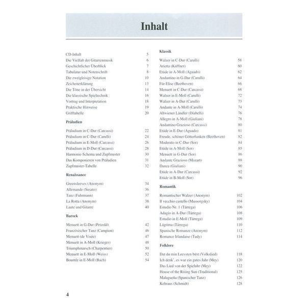Voggenreiter Das Klassische Gitarrenbuch