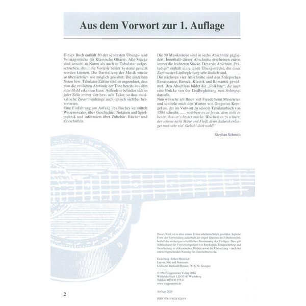 Voggenreiter Das Klassische Gitarrenbuch
