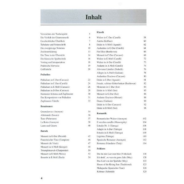 Voggenreiter Das Klassische Gitarrenbuch