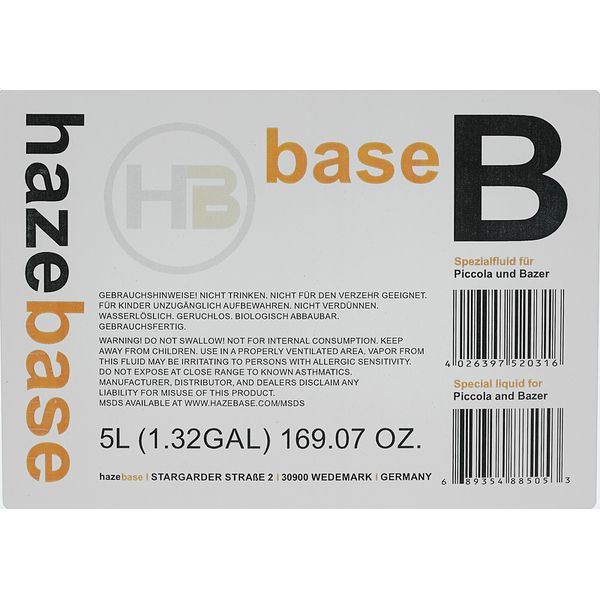 Hazebase base B Spezialfluid 5 Liter