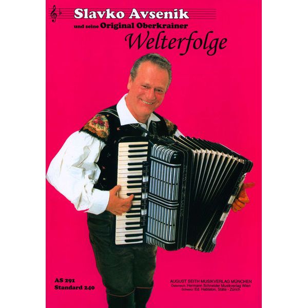 August Seith Musikverlag Avsenik Welterfolge rot