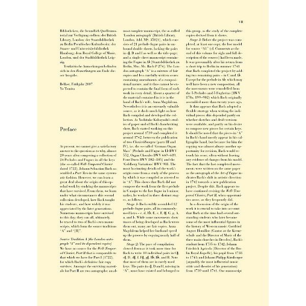 Henle Verlag Bach Wohltemperiert Klavier II