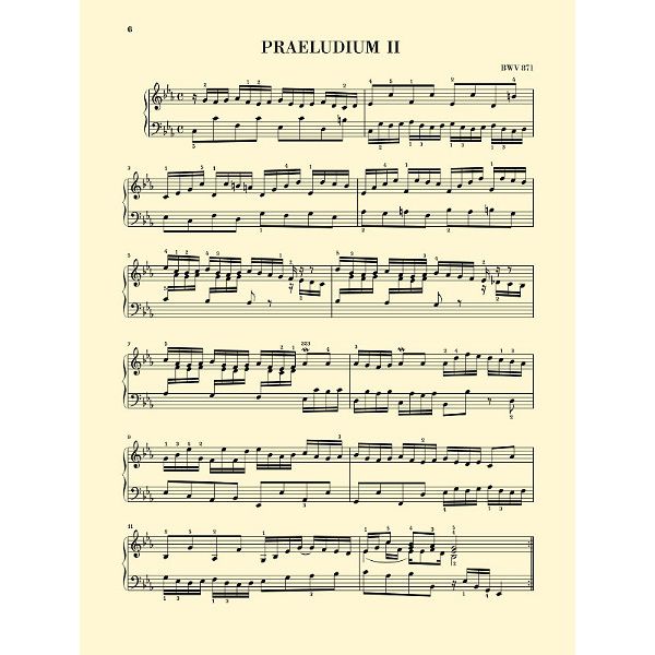 Henle Verlag Bach Wohltemperiert Klavier II