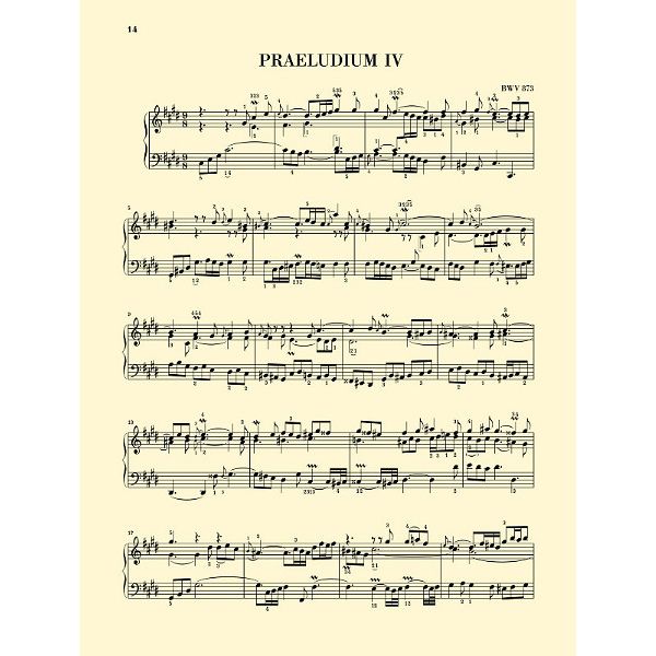 Henle Verlag Bach Wohltemperiert Klavier II