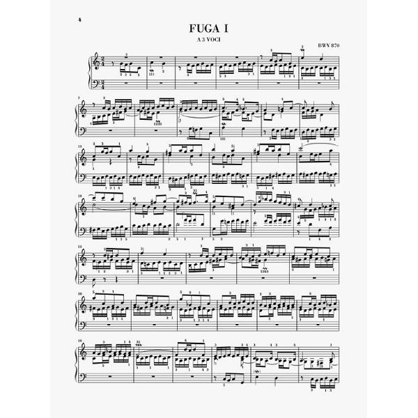Henle Verlag Bach Wohltemperiert Klavier II