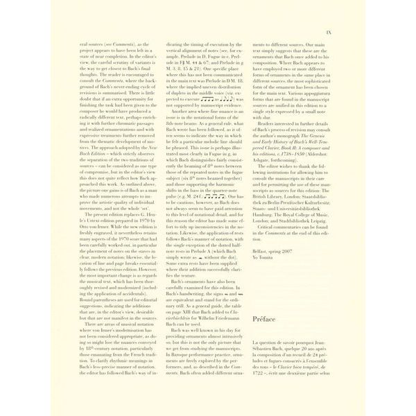 Henle Verlag Bach Wohltemperiert Klavier II