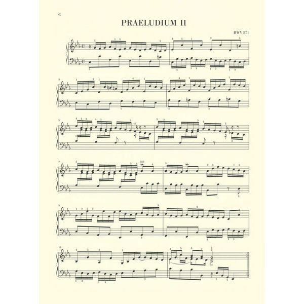Henle Verlag Bach Wohltemperiert Klavier II