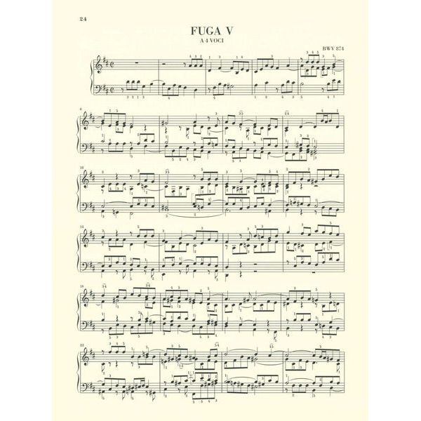 Henle Verlag Bach Wohltemperiert Klavier II
