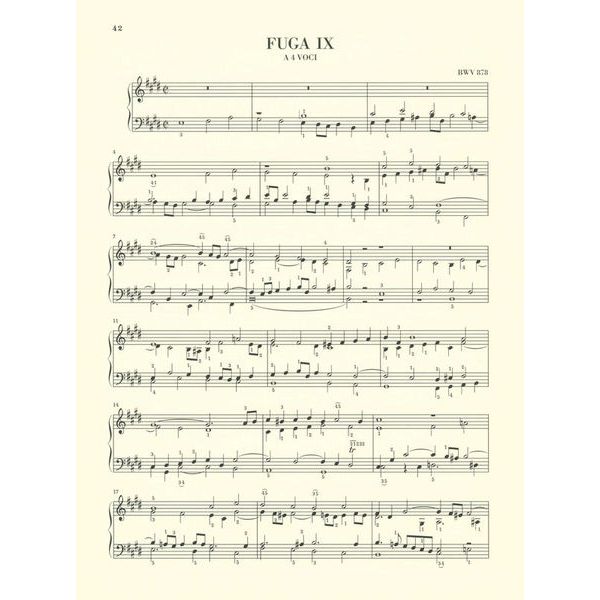 Henle Verlag Bach Wohltemperiert Klavier II