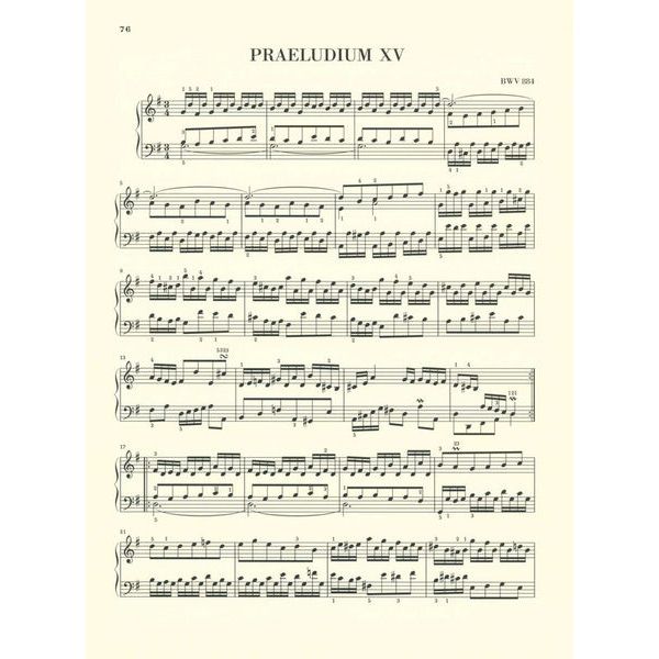 Henle Verlag Bach Wohltemperiert Klavier II