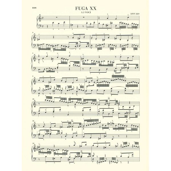 Henle Verlag Bach Wohltemperiert Klavier II