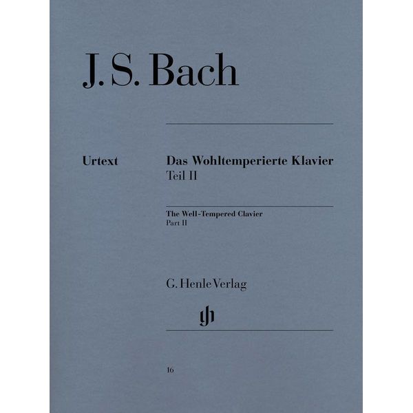 Henle Verlag Bach Wohltemperiert Klavier II