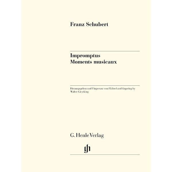 Henle Verlag Schubert Impromptus Moments