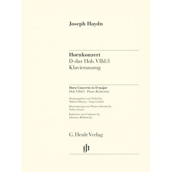 Henle Verlag Haydn Hornkonzert D-Dur