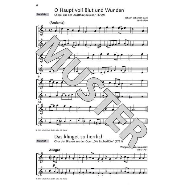 Schott Klassik-Hits für Sopranblockfl