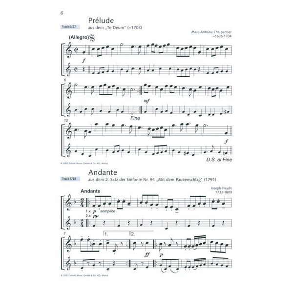 Schott Klassik-Hits für Sopranblockfl