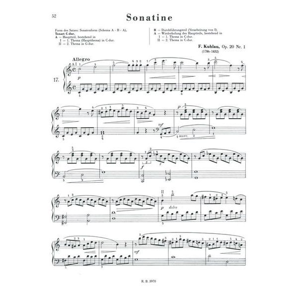 Musikverlag Richard Birnbach Sonatinen-Album 1
