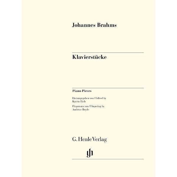 Henle Verlag Brahms Klavierstücke