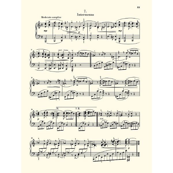 Henle Verlag Brahms Klavierstücke