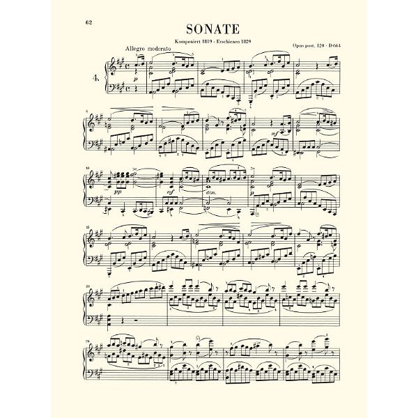 Henle Verlag Schubert Klaviersonaten 1