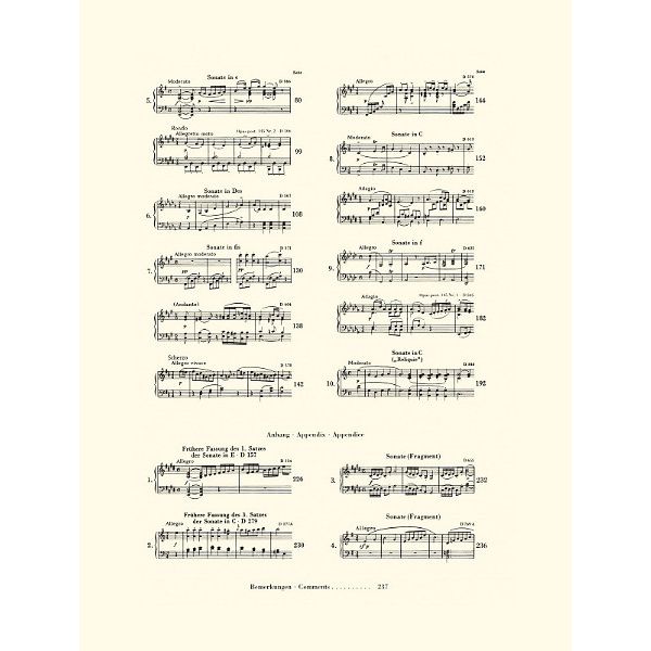 Henle Verlag Schubert Klaviersonaten 1