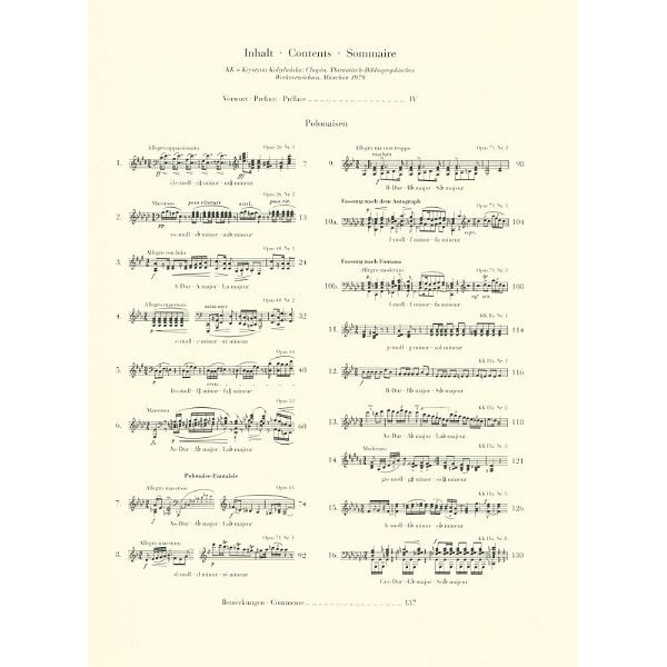 Henle Verlag Chopin Polonaisen