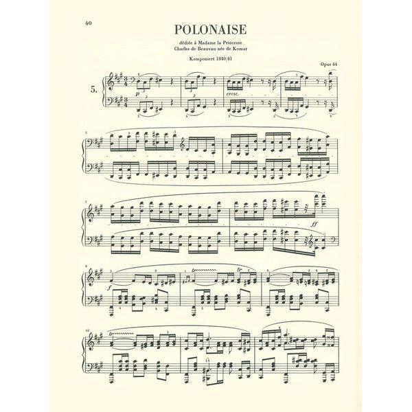 Henle Verlag Chopin Polonaisen