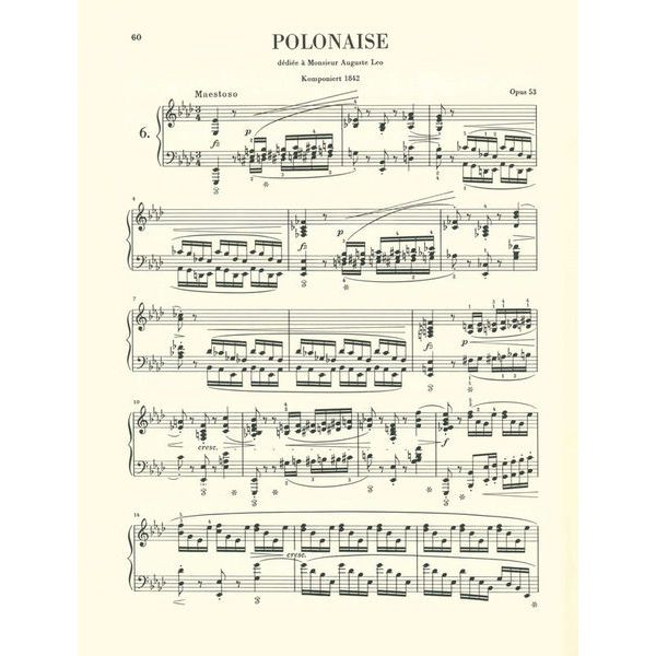 Henle Verlag Chopin Polonaisen