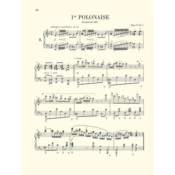Henle Verlag Chopin Polonaisen