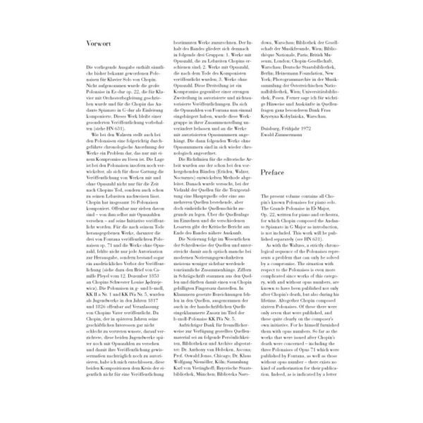 Henle Verlag Chopin Polonaisen