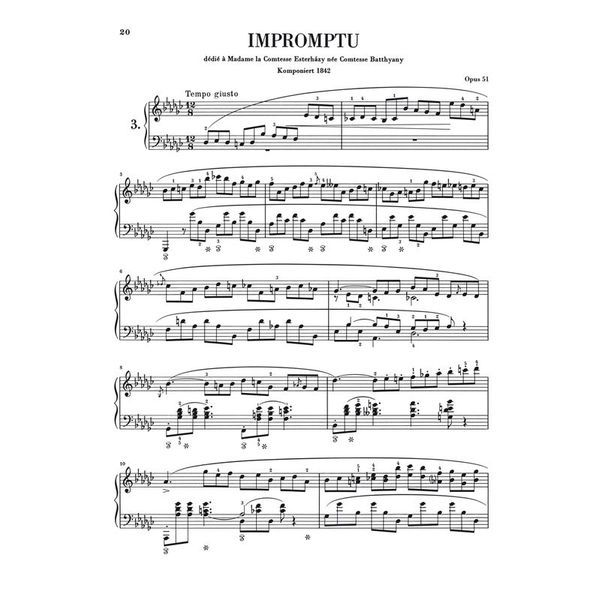 Henle Verlag Chopin Impromptus