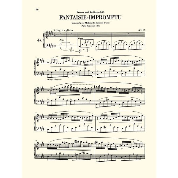 Henle Verlag Chopin Impromptus