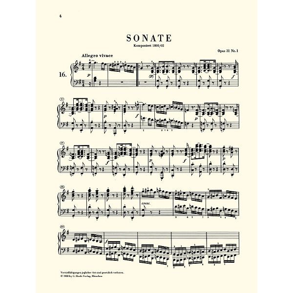 Henle Verlag Beethoven Klaviersonaten 2