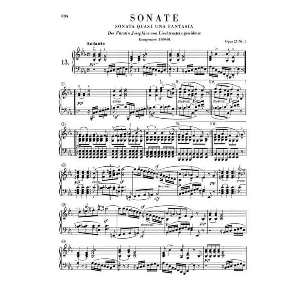 Henle Verlag Beethoven Klaviersonaten 1